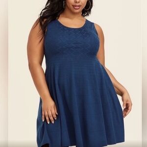 Torrid Light Soft Sweater Skater Dress 2